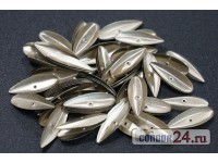 Чешуйки CR302 Уралка с гранями, 20 х 7,5 мм., никель, 500 шт.
